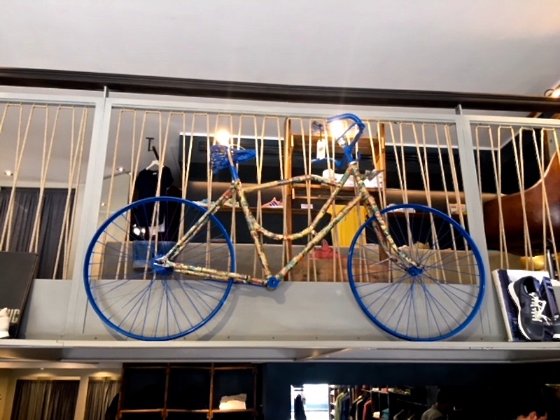 Bicicletta blu di BeRecycled